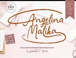 Angelina Malika font