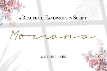 Moriana font