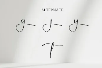 Anythink Script font