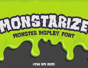 MONSTARIZE font