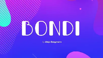 Bondi font