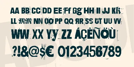 Dimension Zero font