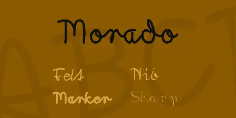 Morado font