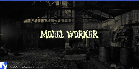 Model Worker font