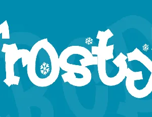 Frosty font