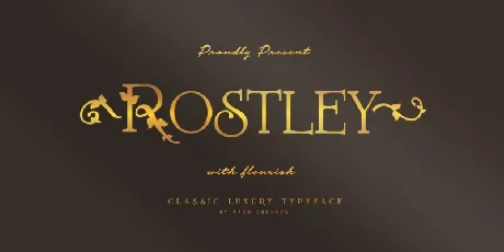 Rostley font