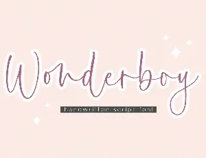 Wonderboy font