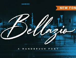 Bellazio font