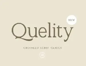 Quelity Serif font