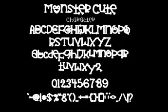 Monster Cute Display font