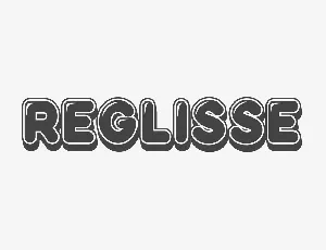 Reglisse font