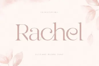 Rachel font