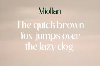 Miollan font