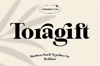 Toragift font