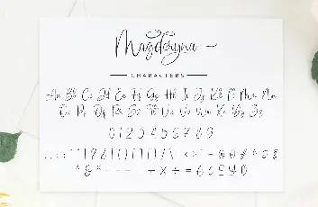 Magderyna font