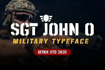 SGT Jhon O font