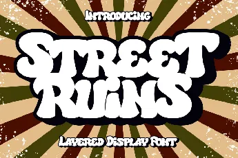 Street Ruins DEMO font