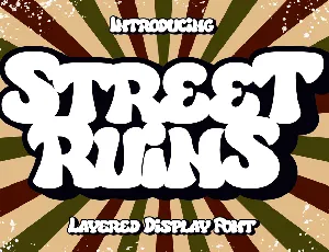 Street Ruins DEMO font