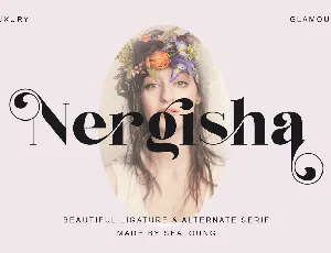 Nergisha font