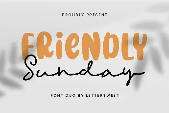 Friendly Sunday Sans font