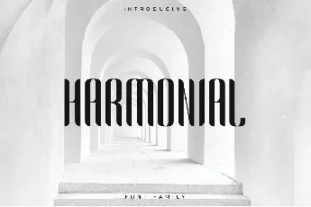 Harmonial font