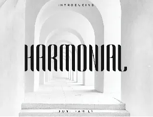 Harmonial font