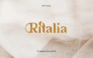 Ritalia Serif font