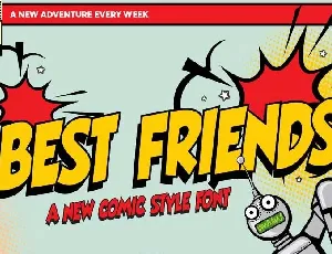 Best Friends Comic font