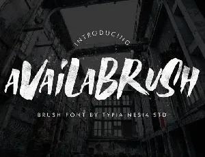 Availa Brush font