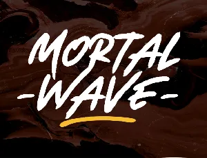 Mortal Wave font