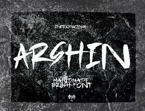 Arshin Demo font