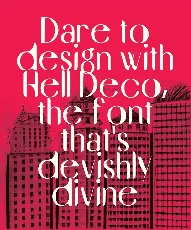 Hell Deco font