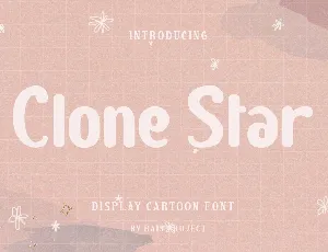 Clone Star font