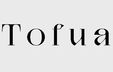 Tofua font