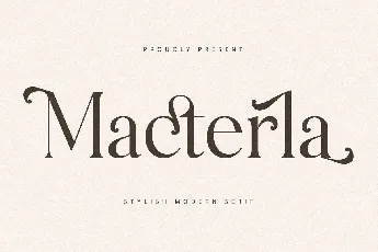 Macterla font