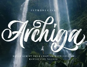 Archiga font