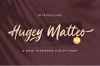 Hugey Matteo font