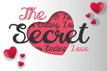 The Secret Love font