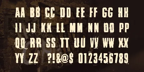 Blacklist font