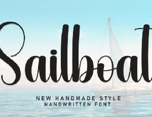 Sailboat Script font