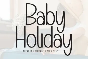 Baby Holiday Display font