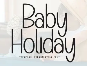 Baby Holiday Display font