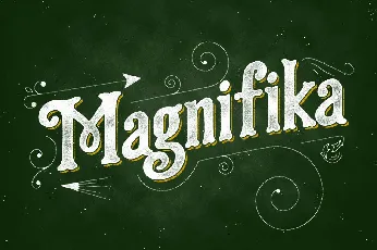 Magnifika font