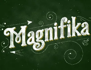 Magnifika font