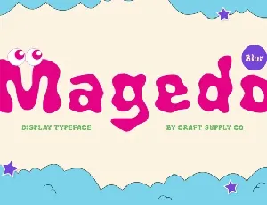 Magedo Blur font