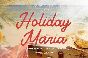 Holiday Maria font