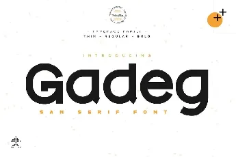 Gadeg font