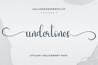 Undertones Demo font