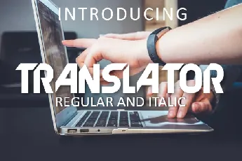 Translator font