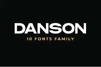 Danson font